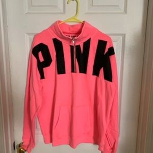 Pink by VS quarter zip jacket